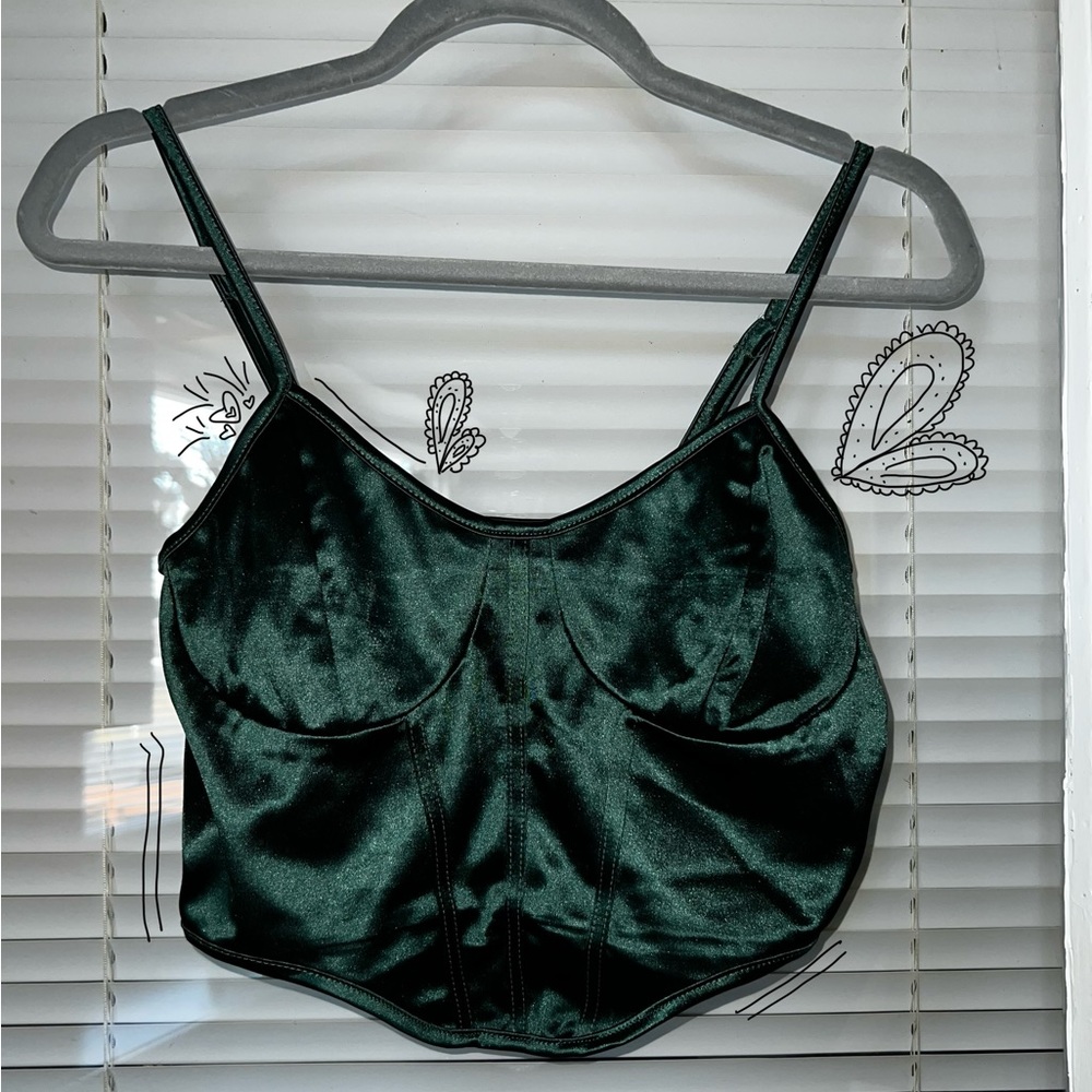 Two Crop Top Pack - Green & Red